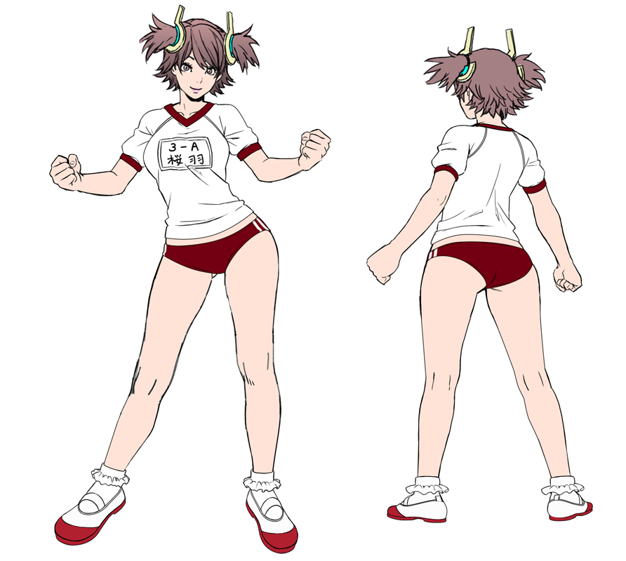 桜羽奈々瀬 体操着 イメージイラスト