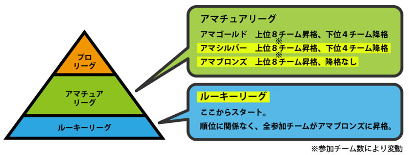 リーグ昇格図