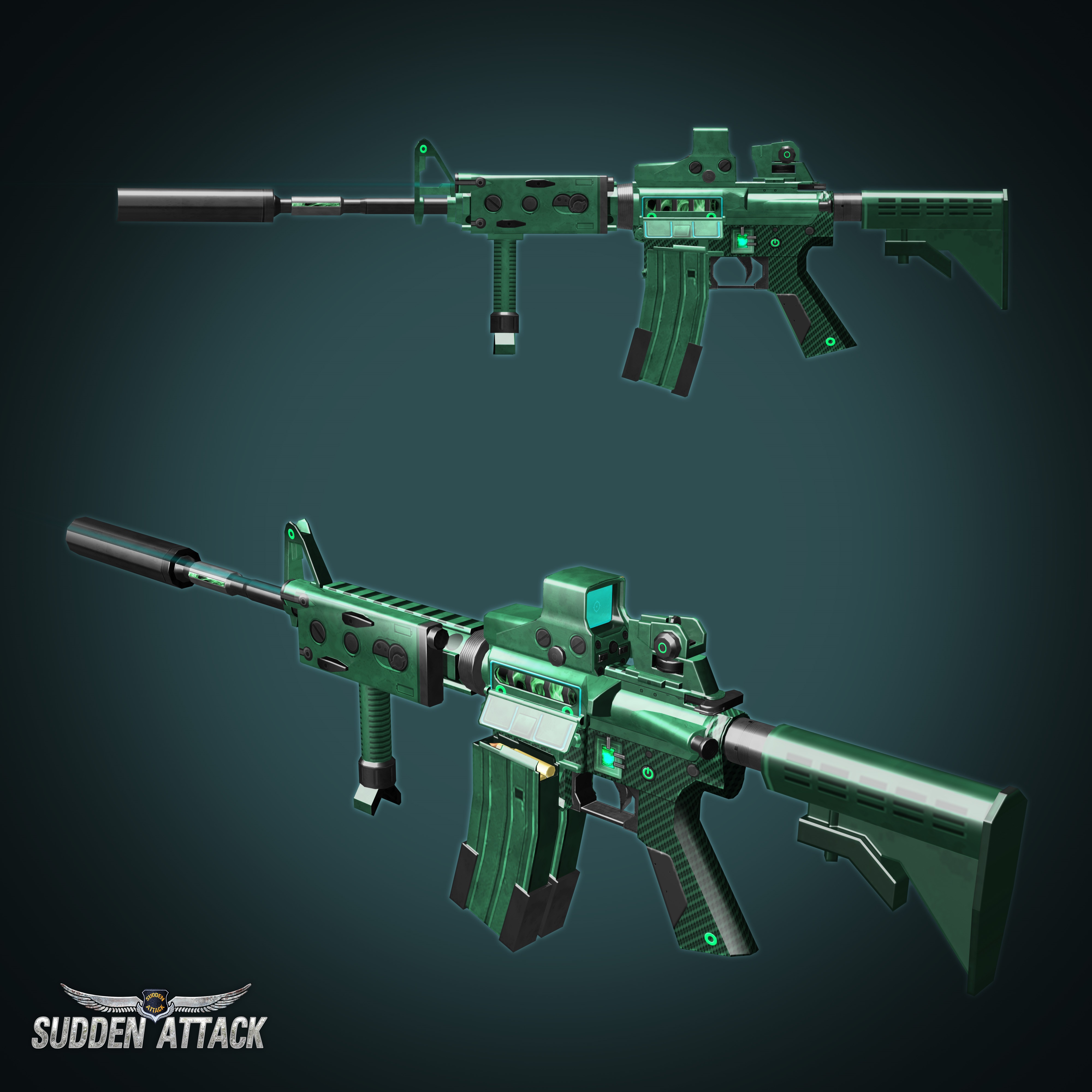 M4A1(IS) Green イメージイラスト