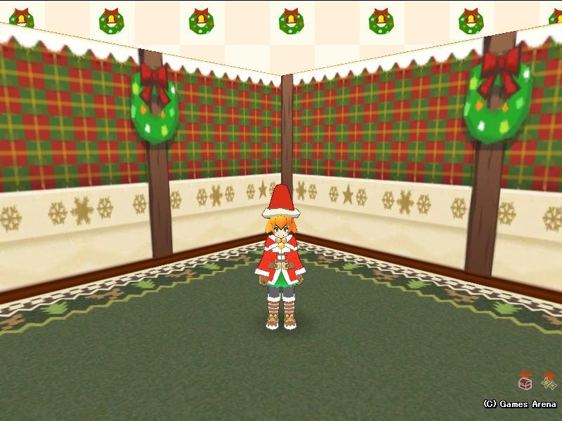 「サンタスーツ・サンタハット&クリスマスリースセット」スクリーンショット