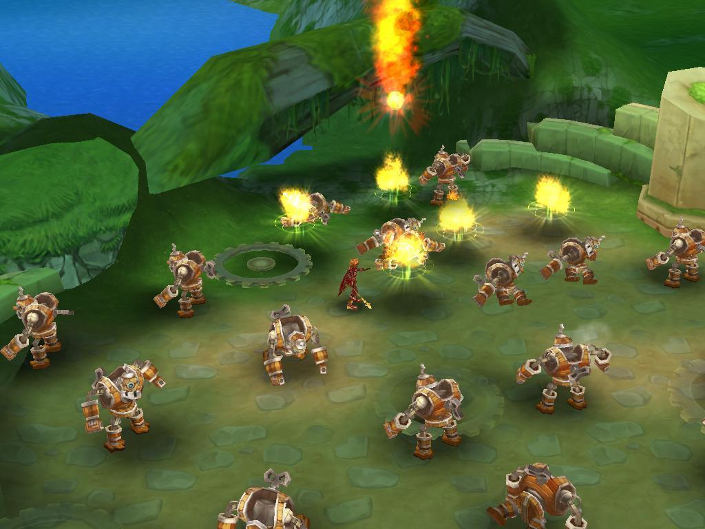 両手魔法武器スキル 『サニーファイア』