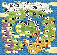 FIELDCOMBAT ミニブシ三国伝 勢力図