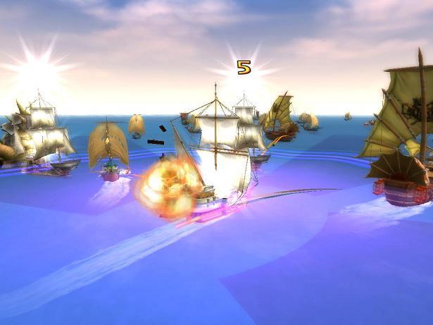 「海上戦闘」スクリーンショット