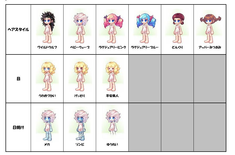 新作ビューティ一覧(女性)