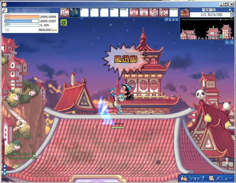 「武林服セット」スクリーンショット