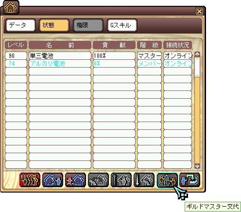 ギルマス交代