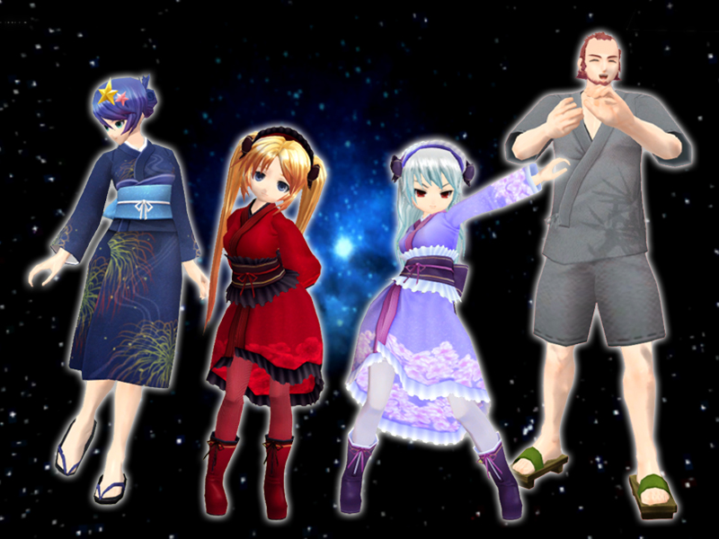 浴衣ドレスシリーズ衣装