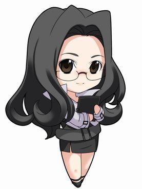 SD知的秘書 イラスト