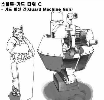 ガードマシーンガン(Guard Machine Gun)イラスト