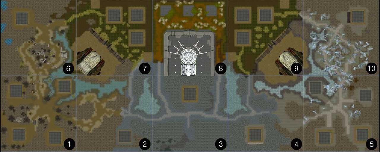 RvR フィールド全体図