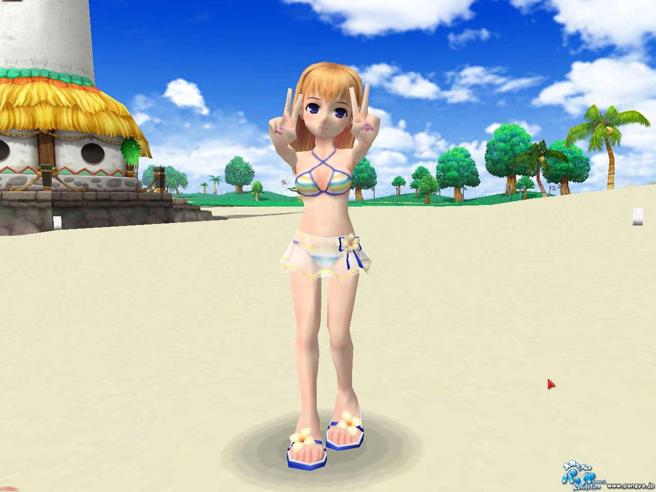 「バニラフラワービキニ」スクリーンショット