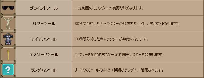 新シールアイテム