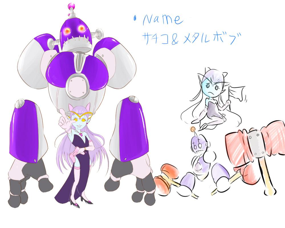 「サチコ&メタルボブ」イメージイラスト