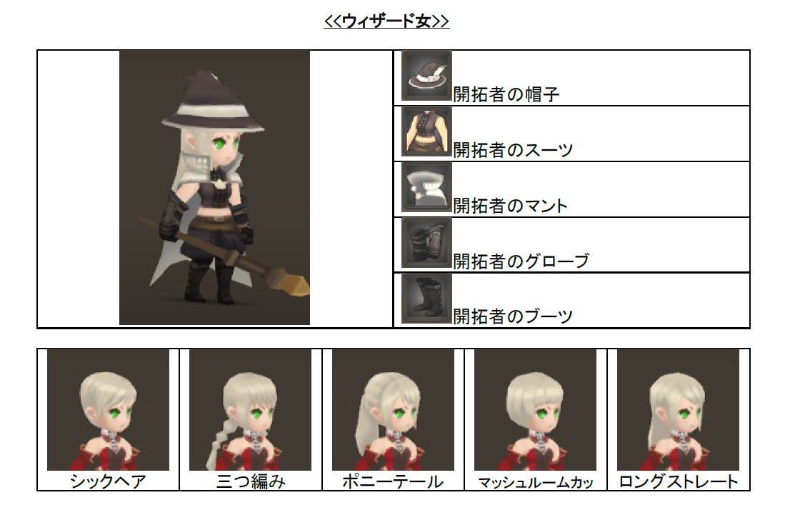 ウィザード女 アバター紹介
