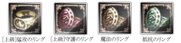 4種のリング