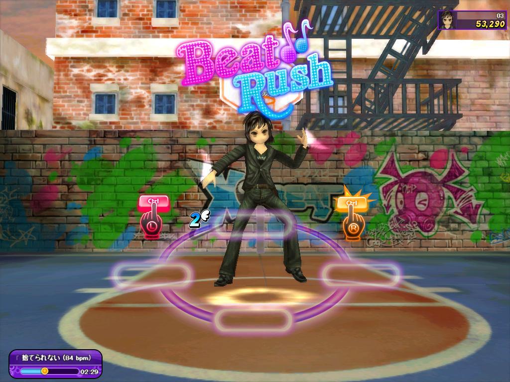 「BeatRush」スクリーンショット